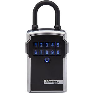 Master Lock Key Lock Box with Code, Outdoor Lock Box for Realtors, Property Managers and Landlords, Ideal for Short-Term Rentals, Key Safe Holds 5 Keys, 5440EC