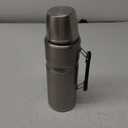 THERMOS Stainless King Vacuum-Insulated Beverage Bottle, 68 Ounce, Matte Steel