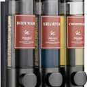 Glass Soap Dispenser with Pump, Dish and Hand Soap Dispenser for Kitchen Bathroom Set, Clear Glass Dispenser Set Gungray