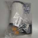 Air Filter 28463G01 Golf Cart Tune Up Kit for EZGO TXT RXV 2008 and up Gasoline Vehicles, for Kawasaki 4 Cycle Engines Parts, Oil Filter 607454 with 2Pcs Fuel Filter 72084G01 and Spark Plugs 607462