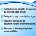 2 x MICROBE-LIFT Algaway 5.4 Algae Remover for Aquariums, Algaecide for Freshwater and Saltwater Tanks, Aquarium Algae Control and Fish Tank Cleaner, Safe for Fish and Plants, 8 Ounces