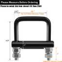 CZC AUTO Hitch Clamp Anti-Rattle Stabilizer 2 1/2 Inch, Heavy Duty