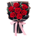 Flower Bouquet Flowers for Delivery Prime 7-Piece Preserved Roses Bouquet Gift for Women Mother Wife Mother Day Wedding Anniversary Birthday (Red Roses)