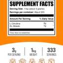 BulkSupplements.com L-Citrulline Malate 2:1 Powder - Nitric Oxide Boost, Citrulline Malate Supplement - Unflavored & Gluten Free - 3g per Servings, 1kg (2.2 lbs) (Pack of 1)