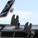 Vent or Dashboard Car Phone Mount for Popsocket, Dashboard Adapter Adhesive and Vent Clip, Compatible with Most Popsocket, Fits All Smartphone