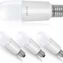 Jolux 4 Pack LED Stick Light Bulbs with Dusk to Dawn, 100W Equivalent,Daylight(5000K),1500lm,Auto On/Off Outdoor LED Bulbs,Damp Rated,E26 Medium Base.………