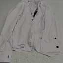 FAHIZO Men's White Tuxedo Shirt with Wing Collar, French Cuffs & Accessories 2XL