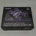 Tecnock Pink Remote Control Car for Girls and Boys, 2.4GHz RC Cars with USB-C Easy Charging, 4WD Double Sided 360 Rotates and Flips RC Stunt Car, Toys Gift for Kids Ages 6-8, 8-12