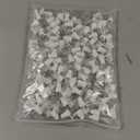 Mudder 200 Count Replacement Christmas Tree Light Bulbs 2.5v 0.425 Watt Mini Replacement Light Bulb Incandescent Wire String Lights Prelit Xmas Tree Decoration(White Base with Warm White Bulb)