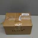 LUEUR 6Pcs Artificial Flowers with Ceramic Pot Fake Flower Arrangements Small Faux Spring Flowers in Vase Home Spring Decor, Centerpiece Table Decorations for Farmhouse Office Shelf Dining Table