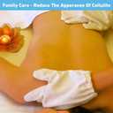 2 x 1PC Silk Gloves for Dry Brushing,Bath Glove Raw Silk Massage Gloves Ayurvedic Massage to Reduce Cellulite - Spa Quality Bathing Accessories for Skin Care & Lymphatic System Care (White)