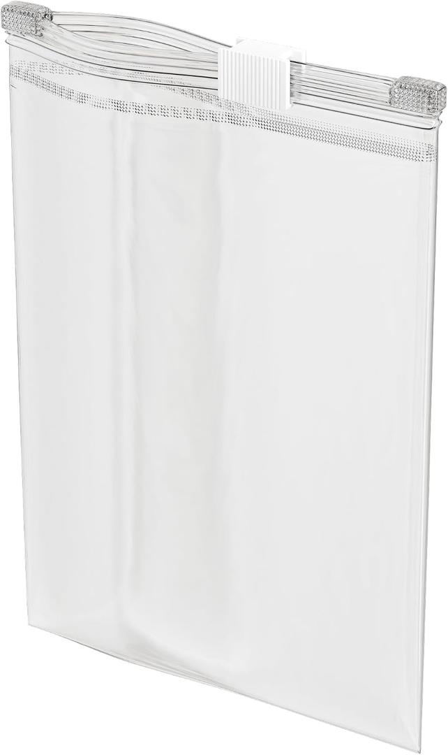 200 Count - Slider Zip Food Storage Sandwich Bags, 6" x 9" 3 Mil Heavy Duty, Strong & Durable For Freezer Storage, For Sandwiches, Snacks & More. GPI