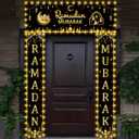 LED Ramadan Mubarak Banner Decorations Eid Mubarak Lights Banner