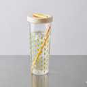 Plastic Sipper & Straw Lemon Edition