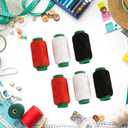 Embroidery Thread for Sewing Machine Hand Stitching 6 Spools of Polyester Embroidery Heavy Duty Sewing Thread