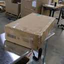 HOMCOM Rolling Kitchen Island Cart with Wheels, Portable Island Table for Kitchen with Stainless Steel Top, Adjustable Shelves, 2 Drawers, Spice, Knife and Towel Rack, White