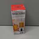 B Well Portable Rechargeable Personal Blender, White, Touch Control, USB Charging 13 Oz