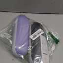 LILAC Travel Mini Umbrella Compact Small & Lightweight, UV Rain Protection, Pocket-Sized Folding Umbrellas with Quickdraw & Case for Men, Women & Kids Backpack (NEW2-Pack Black&Purple)