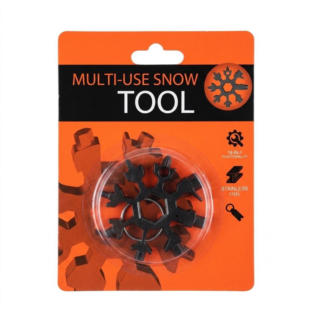 5 x Multi-Use Snowflake Tool 5PK