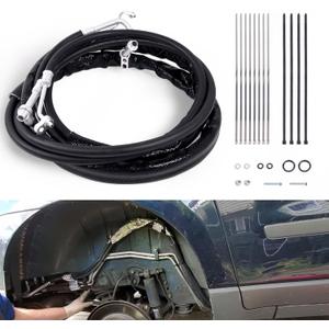 AT34653 Rear AC Air-Conditioner Line Set Compatible with Chevrolet Traverse GMC Acadia Buick Enclave Saturn Outlook 2007-2017, Rear Auxiliary AC Air Conditioning Hose Kit