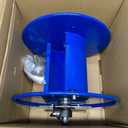 MEKOH Pressure Washer Hose Reel 100FTx3/8, 200FTx1/4 Manual Power Washer Hose Reel with M22 14mm Fitting,4500PSI Heavy Duty Hose Reel for Water,High Pressure Metal Reel with Wall/Van/Trailer Mount