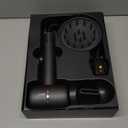 Hair Dryer with Smoothing Brush,160000RPM High Speed Blow Dryer,Negative Ionic Care Hair Dryer,Fast Drying Less Heat Damage Blow Dryer,Thermo-Control Low Noise with Diffuser, Black