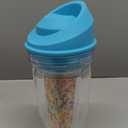 Portable Cereal Cup for On-the-Go Breakfast (Blue)