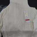 v28 Sweaters for Women Turtleneck Tunic Cable Knit Fall Winter Warm Pullover Fitted Sweater L