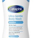 Cetaphil Ultra Gentle Refreshing Body Wash, For Dry to Normal, Sensitive Skin, 16.9oz Pack of 3, Aloe Vera, Calendula, Vitamin B5, Hypoallergenic, Paraben Free, Fragrance Free, Dermatologist Tested
