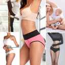 Eiggam Underwear for Women Cotton High Waist Panties Full Coverage Briefs Soft Strech Ladies Breathable Panties-Multi Pack (XL)