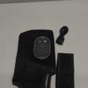 Cordless Foot and Ankle Massager for Pain Relief, 3000mAh Rechargeable Ankle Heating Pad with Massage, Foot and Ankle Massager for Circulation and Pain Relief, Heated Ankle Brace Wrap, Black