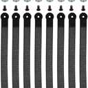 lasuroa 8 Pcs Snowboard Ankle Binding Straps, Snowboard Ladder Strap Ski Straps Parts for Bindings Snowboard Binding Straps Replacement for Snowboard