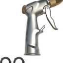 REGARSUN Heavy-Duty Metal Garden Hose Nozzle Sprayer 1 Set High Pressure Water Spray for Plants Lawns Brass Connector