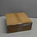 BAG BOX 100 Pcs Small 5.9x3.1x8.25 Inch Brown Kraft Paper Gift Bags with Handles for Bulk Wedding, Party Favors, Grocery, Shopping, Retail Merchandise, Gift Sacks