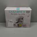 CASABREWS 3700 Essential Espresso Machine 20 Bar, Stainless Steel Cappuccino & Latte Machine with Steam Frother for Home, 43.9oz Water Tank, Coffee Gift for Women & Men, Silver