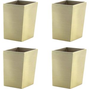 T Tulead 35x50mm Table Chair Legs Cover Caps Zinc Alloy Cabinet Foot Caps Floor Protectors Furniture Feet Protection Cover Pack of 4 for Sofa Dresser Bookcase