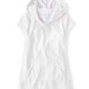 The Children's Place,Girls,Hooded Swim Coverups,White Terry, 7/8 Medium