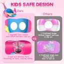 Kids Pool Floats with Water Gun, Mermaid Toddler Inflatable Pool Toys for Kids Age 3-8 Years Old, Summer Outdoor Water, Beach, Swimming Pool Toys Gift for Girls, Pink Mermaid