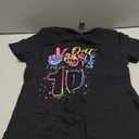 Peace Out Single Digits I'm 10 Year Old 10 Birthday Girl T-Shirt (Small, Black)