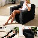 Boneless Couch Sofa Bed, Convertible Sleeper Chair 84"x35" No Assembly