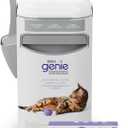 Litter Genie Platinum Pail Made of Durable Stainless Steel Includes 1 Easy Roll Refill