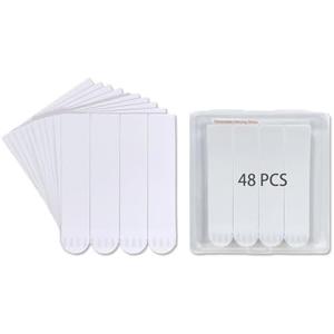 CARAINBO 96 Large Refill Strips, Double Sided Adhesive Strips Damage Free, Water-Resistant Replacement Hanging Strips for Indoor Hooks, Holiday Posters and Decorations
