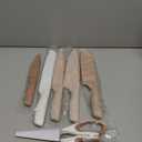 Astercook Knife Set, 13 Pieces Kitchen Knives Set with Healthy Anti-Rust Coating, Dishwasher Safe, Stainless Steel Chef Knife Sets with 6 Blade Guards, Perfect Holiday Gifts for Kitchen