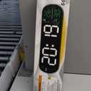 Digital Wall Clock Large Display, 13.7 inch Large Digital Wall Clock with RGB Color Changing Remote Control, Date Week Temperature DST, Auto Brightness Dimmer Big Clock with Night Lights (Blue)