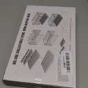 Acrylic Display Case for Figures Dustproof, Clear Display Box with Building Base, Collection Bricks Storage Blocks Aciton Figure Showcase(Black)