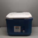 Coleman 60qt Rolling Cooler with Wheels, Insulated Portable Wheeled Chiller with Ice Retention, Made in USA