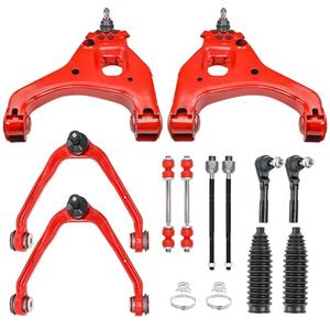 RWD 12pc Front End Suspension Kit for 1999-2006 GMC Sierra Chevy Silverado 1500 RWD, Upgraded PU Bushings - Control Arm Ball Joints, Tie Rod Ends, Sway Bar Links Complete Set