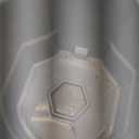 Casabella Spin Mop System with Extra Mop Head Refill - Two-Bucket Design with Splash Guard Built-in Measuring Cup and Scraper Tool with Easy Wring Pedal Spinner, 1.25-Gallon, Blue