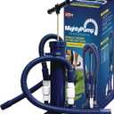 RectorSeal Mighty Pump 97795 Hand Operated A/C Condensate Pump, Easy Application, Lightweight & Heavy Duty PVC, Clears Slime, Mold, and Dirt, Easy Application, HVAC, 20"L x 9.5"W x 8"H