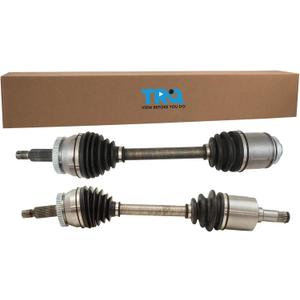 TRQ Front Driver and Passenger Side CV Axle Assembly Set 2 Piece Compatible with 2007-2008 Hyundai Santa Fe Limited 2007-2008 Santa Fe SE